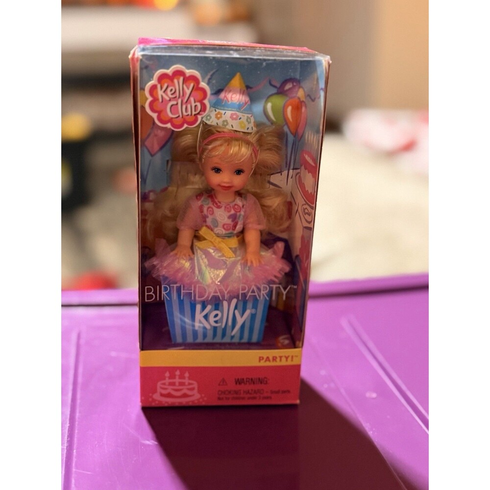 Barbie Kelly Club Birthday Party Kelly Doll 2001 Mattel No. 52750 RARE - New
